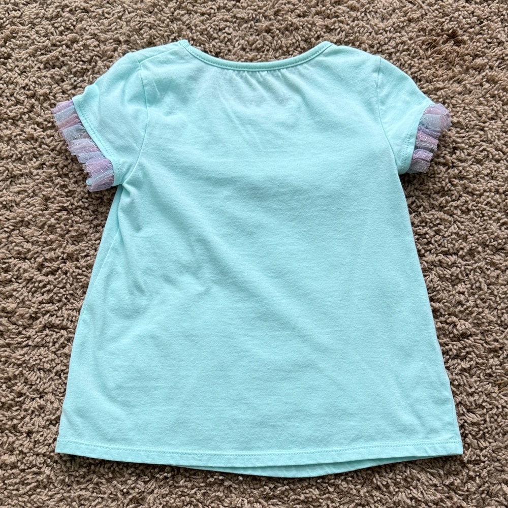 Cynthia Rowley Mint Owl and Butterfly Tee - Picture 5 of 5